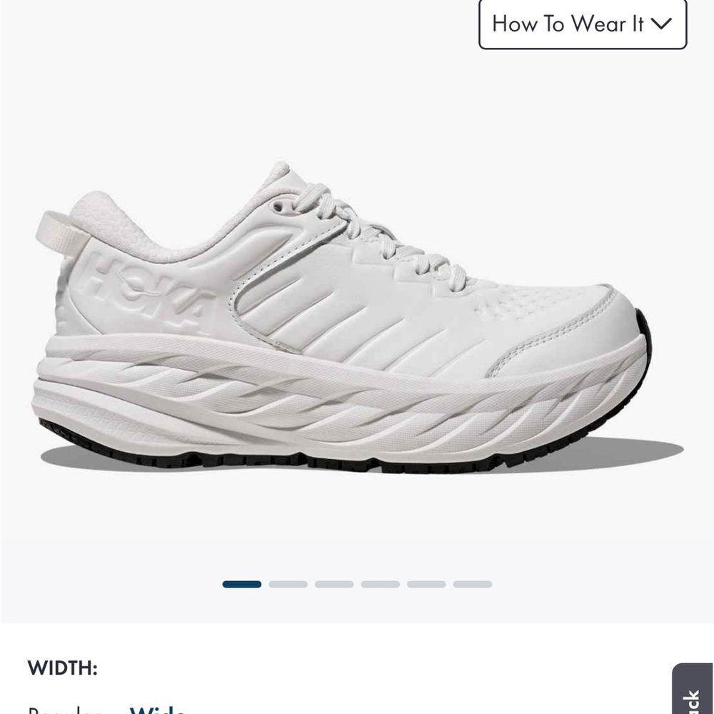 Hoka Women's All-White Sneakers